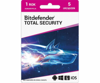 Bitdefender 5 zařízení 12 měsíců (PLBITDBS03)