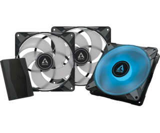 ARCTIC P14 PWM PST RGB 0DB Black 140mm ventilátor, 3PCS s...