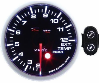 Dracing_f Clock Depo Pk 52mm - Teplota výfuku