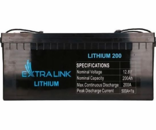 Extralink Lifepo 4 Battery 200Ah 12,8V BMS ex.30479