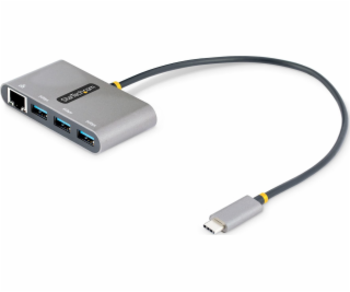 Hub USB StartEch USB Hub StartEch USB-C 3-Port Ethernet 3...