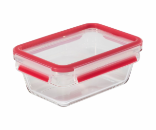 Emsa Clip&Close Glass Food Container 850 ml červená