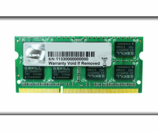 Paměť notebooku SODIMM DDR3 8GB 1333MHz CL9 1,5 V