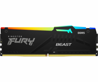 Kingston FURY Beast/DDR5/128GB/5200MHz/CL40/4x32GB/RGB/Black