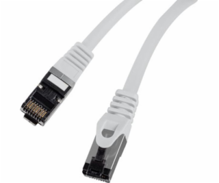 Patchcord Cat. 8.1 s/ftp lszh cu 0,25 m fluke prošel šedou