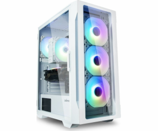 Neo TG Mid Tower RGB 4xwenylator Houses, White