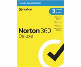 NORTON 360 DELUXE 25GB +VPN 1 uživatel pro 3 zařízení na ...