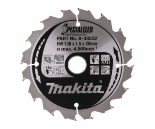 Makita B-33532 SPECIALIZED Sägeb.136x20x16Z