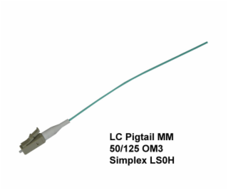 Pigtail Fiber Optic LC 50/125MM, 1m, 0,9 mm OM3