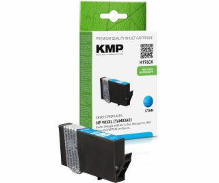 KMP H176CX atram. kazeta azurova kompatibel s HP T6M03AE ...