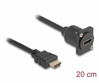 Delock Kabel rozhraní HDMI D-Type, ze zástrčky na zásuvku...