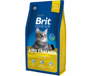 Brit Premium by Nature Cat. Adult Salmon, 8kg granule pro...