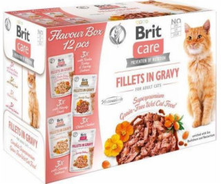 Brit Care Cat Flavour Box Fillet in Gravy, 4x3pcs. (12x 8...