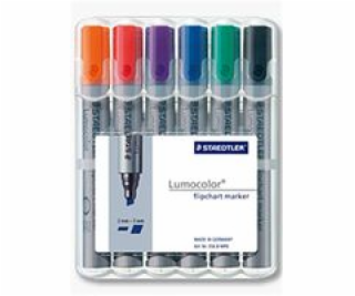 Staedtler STAEDTLER Flipchartmarker Lumocolor 6St Box