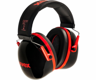 uvex capsule ear prot. K3 black/red