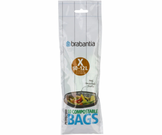 Brabantia PerfectFit Bin Liner compost. Type X, 12 L, 10 ...