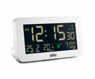 BRAUN BC10 DCF-W Radio alarm clock white