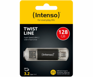 INTENSO Twist Line, USB-C/USB-A, USB Kľúč, 128GB