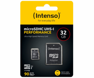 Intenso microSDHC           32GB Class 10 UHS-I U1 Perfor...