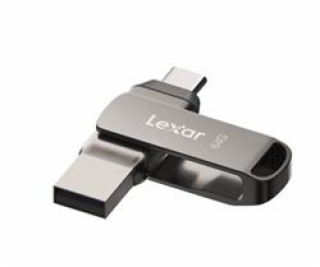 Lexar flash disk 64GB - JumpDrive D400 Dual USB-C & USB-A...