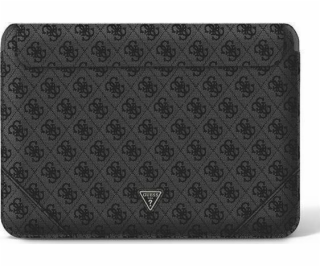 Guess PU 4G Triangle Metal Logo Computer Sleeve 16  Black...