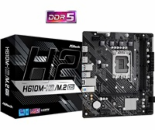 ASRock MB Sc LGA1700 H610M-H2/M.2 D5, Intel H610, 2xDDR5,...