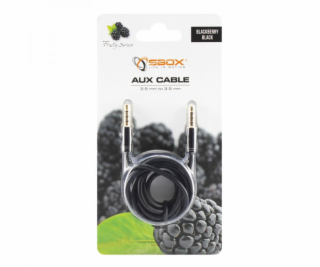 SBOX 3535-1,5B, Kábel 3,5mm jack/jack 1,5m blk