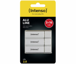 INTENSO - 3x 16GB Alu Line 3521473 silver