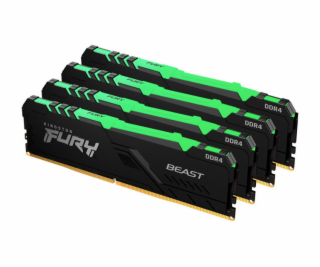 KINGSTON 64GB 3200MHz DDR4 CL16 DIMM (Kit of 4) FURY Beas...