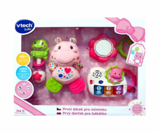 VTECH Prvý darček pre bábätko SK - ružový