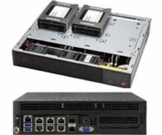 SUPERMICRO Micro 1U mini ITX chassis 2x 2,5  int. HDD, be...