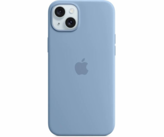 iPhone 15+ Silicone Case with MS - Winter Blue