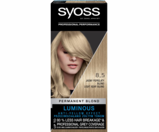 Permanentní barvení vlasů Syoss 8.5 světle popelavá blond