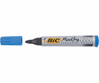 Bic permanentní popisovač 2000, kulatý hrot, modrý