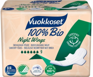 Vuokkoset Vuokkoset, 100% BIO, Hygienické vložky s křidél...