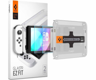 Spigen TEPLENÉ SKLO SPIGEN GLAS.TR EZ FIT 2-PACK NINTENDO...