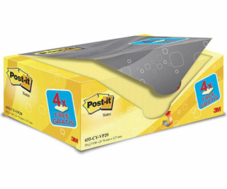 3M Samořídící blok POST-IT® (655CY-VP20), 127x76mm, (20+4...