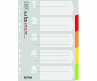 Kancelářské produkty Kartonové přepážky A4, 227x297, mix,...