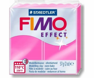 Fimo termosetová hmota Kostka neonově růžová 57g