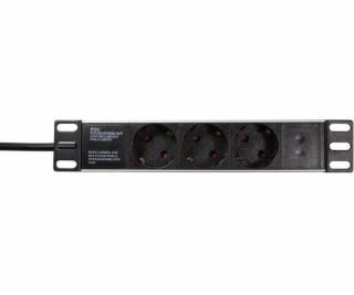 LogiLink 10   Power strip 3 zásuvky (DIN49440) - PDU3B01