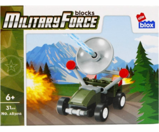 ALLEBLOX Bloky Militaria Military Vehicle 31 prvků Allebl...