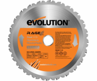 Multifunkční pila Evolution TCT RAGE 210 mm 24z (EVO-210-...