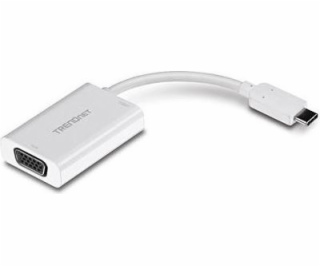 TRENDnet USB-C - VGA USB adaptér bílý (TUC-VGA2)