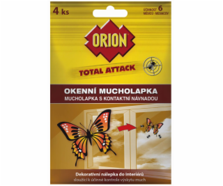 Mucholapka okenní dekorativní 4 ks ORION TOTAL ATTACK