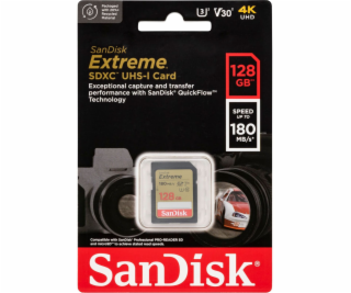 SanDisk Extreme SDXC 128 GB UHS-I C10 U3 V30