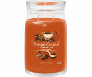 Svíčka ve skleněné dóze Yankee Candle, Skořicová tyčinka,...