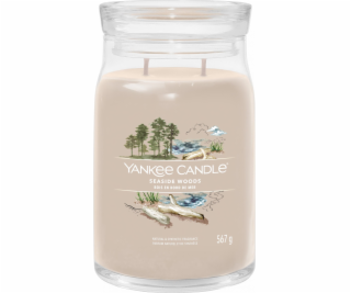 Svíčka ve skleněné dóze Yankee Candle, Přímořská dřeva, 5...