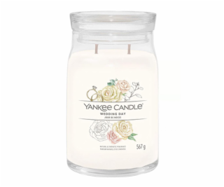 Svíčka ve skleněné dóze Yankee Candle, Svatební den, 567 g