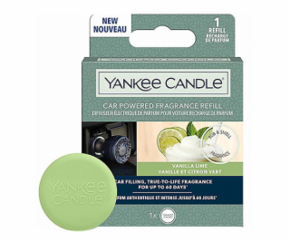 Náplň vůně do auta Yankee Candle, Vanilka s limetkou, 1 ks