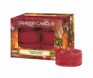 Svíčky čajové Yankee Candle, Sváteční krb, 12 ks